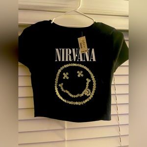 Nirvana Cropped Tee